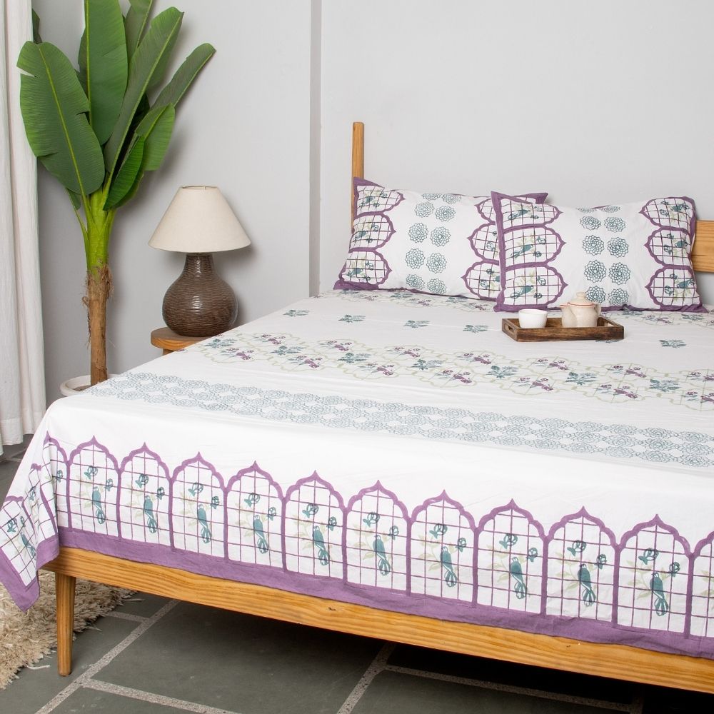Jharokha Cotton Bedsheet Set