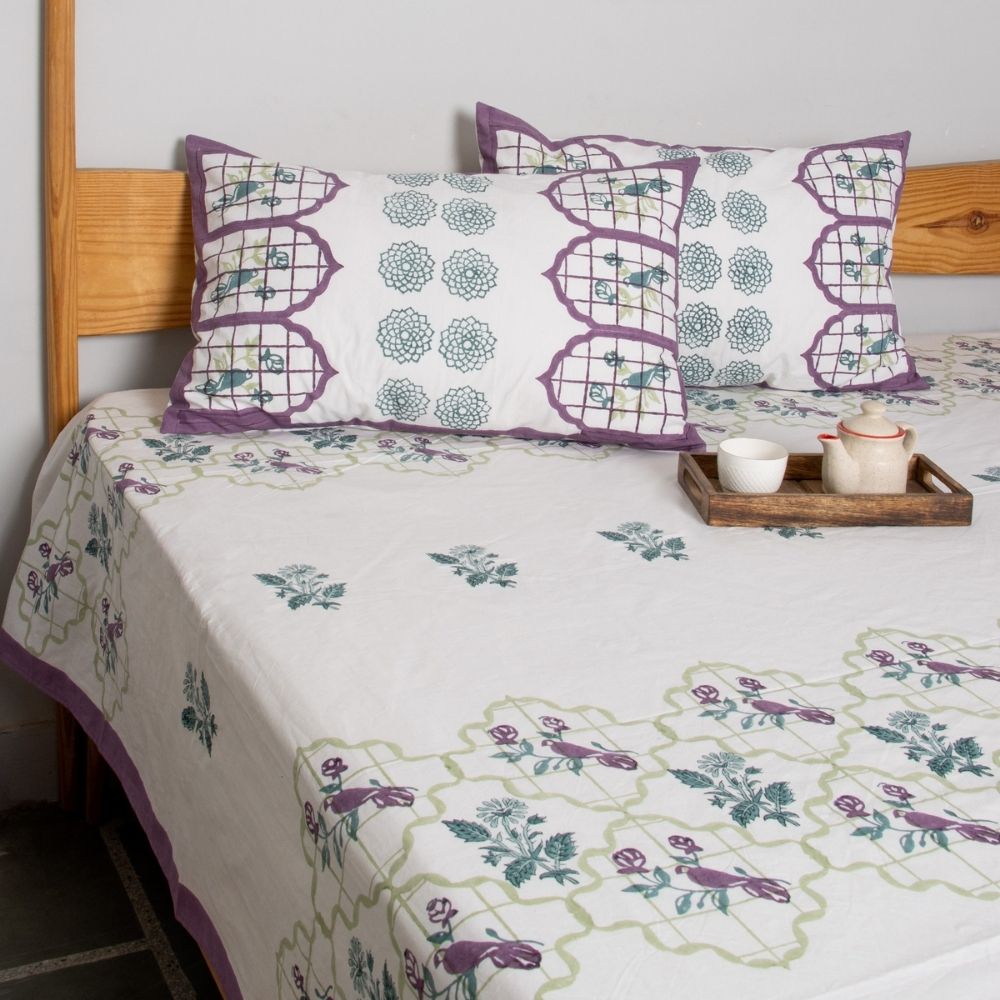 Jharokha Cotton Bedsheet Set