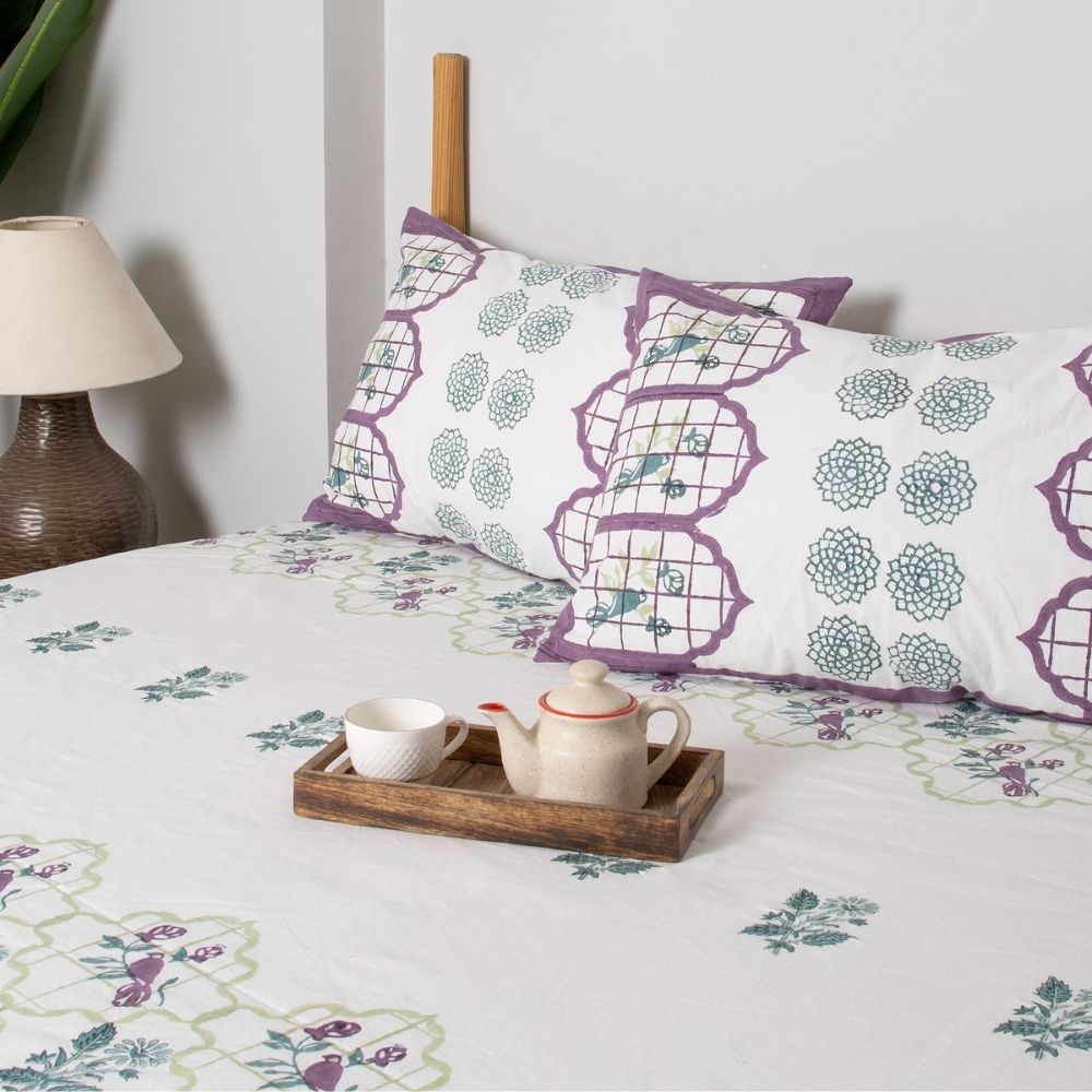 Jharokha Cotton Bedsheet Set