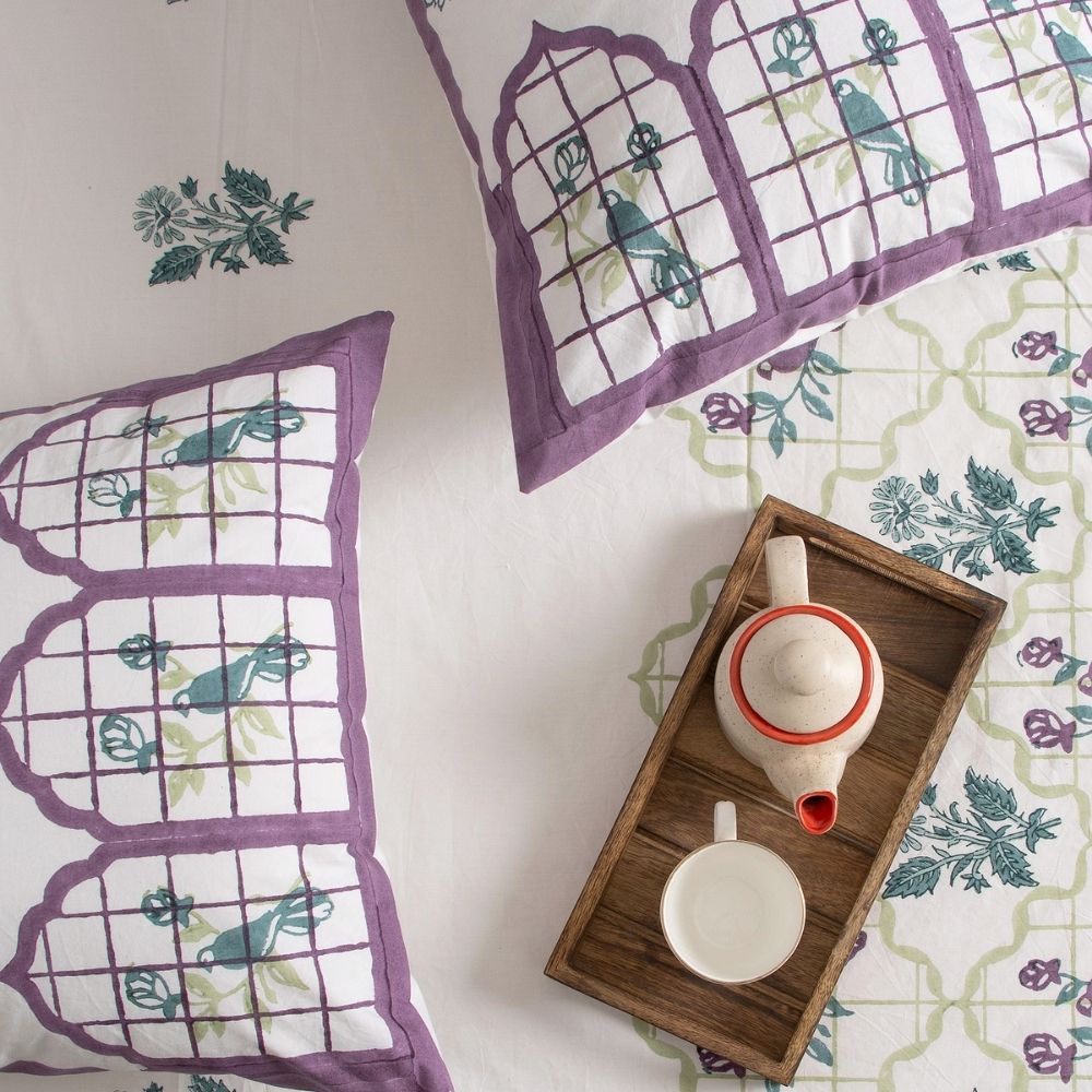 Jharokha Cotton Bedsheet Set