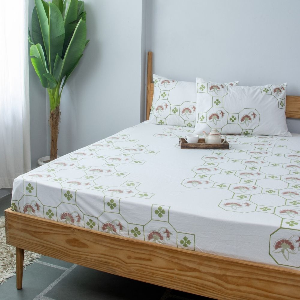 Haveli Cotton Bedsheet Set