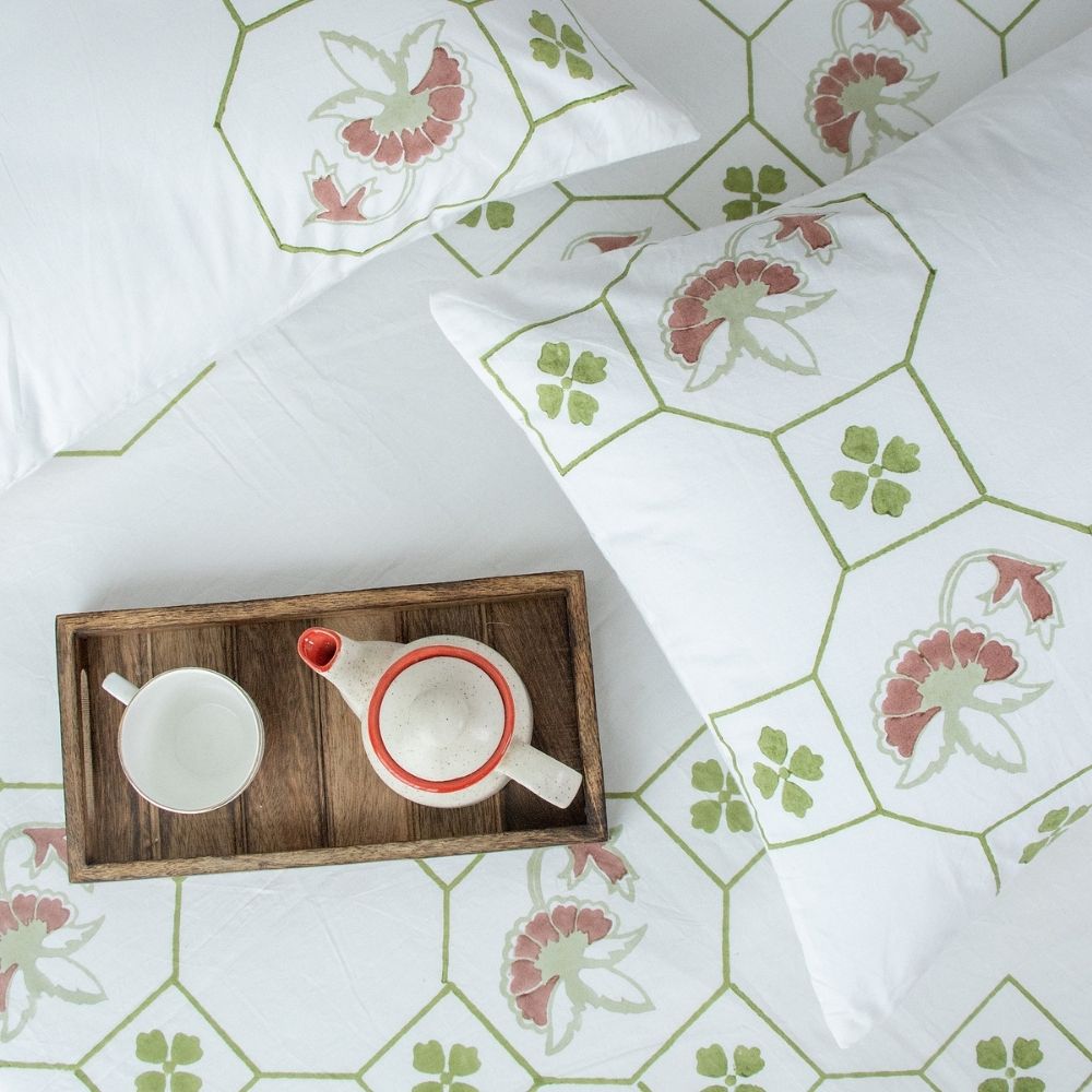 Haveli Cotton Bedsheet Set