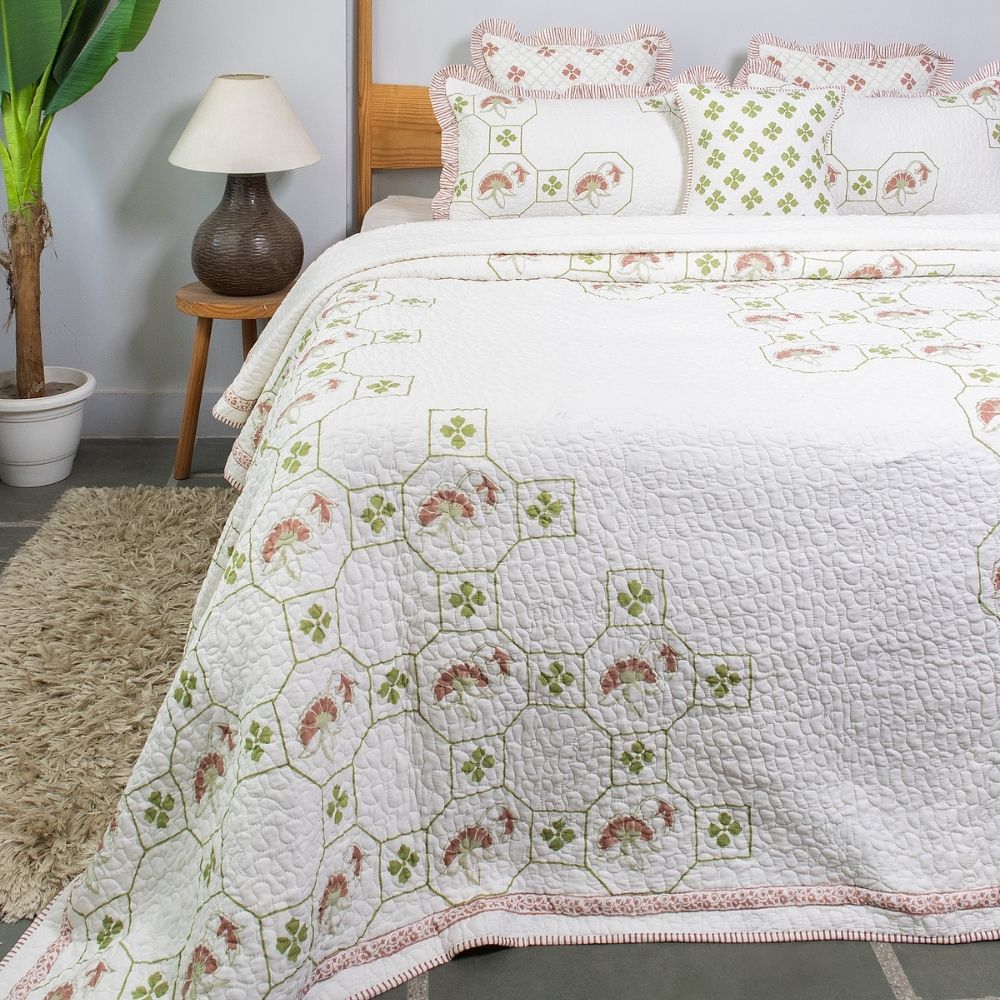 Haveli Quilted Bedcover Set