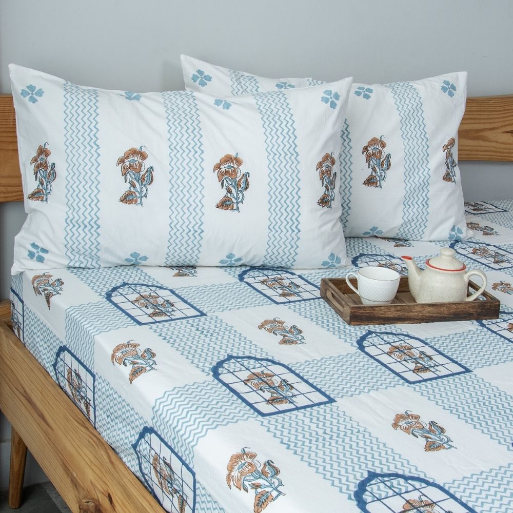 Mehraab Cotton Bedsheet Set