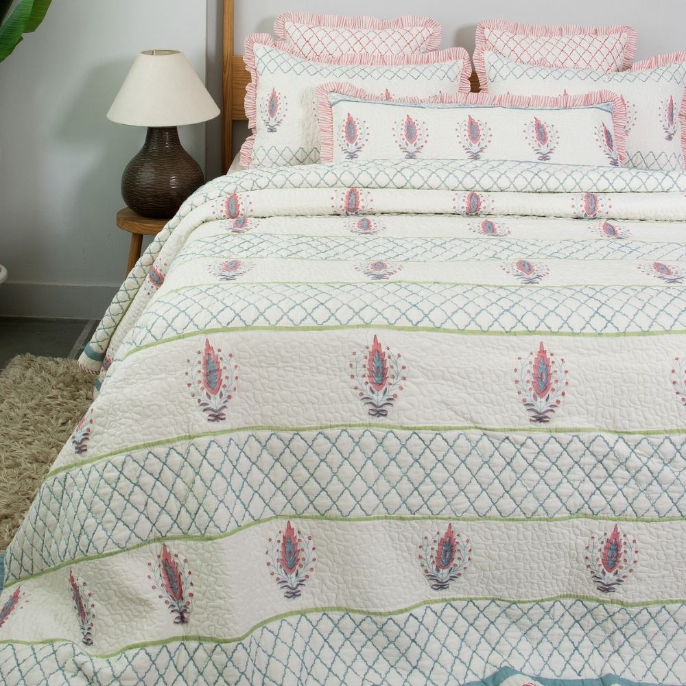 Mirdula Quilted Bedcover Set