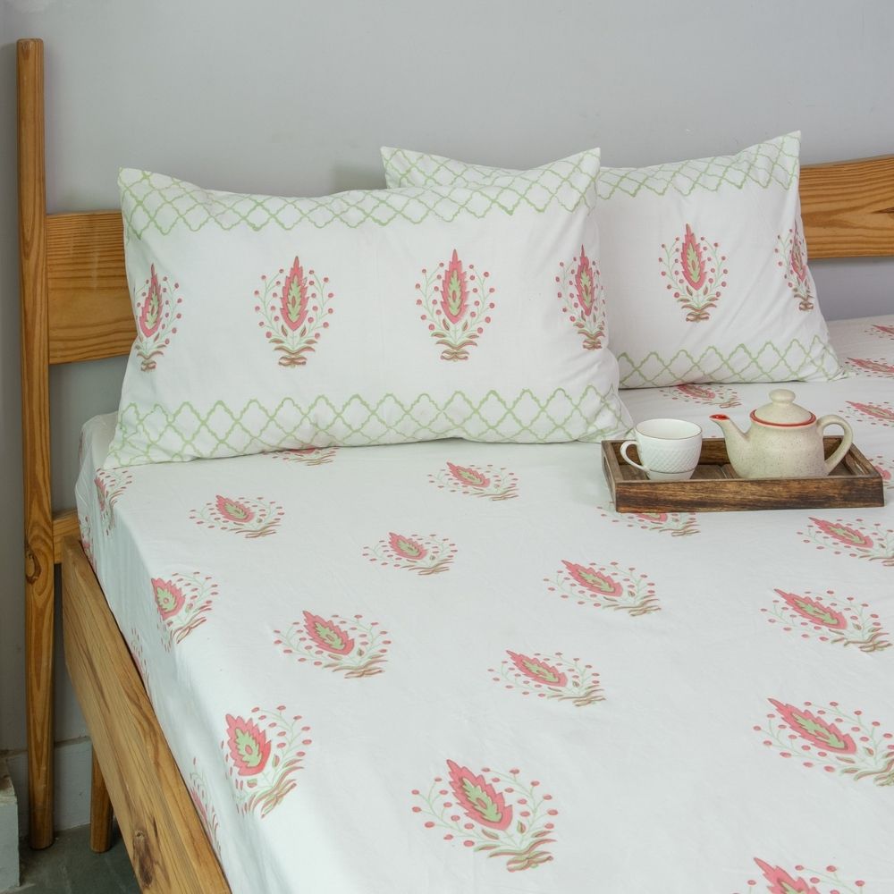 Mirdula Cotton Bedsheet Set