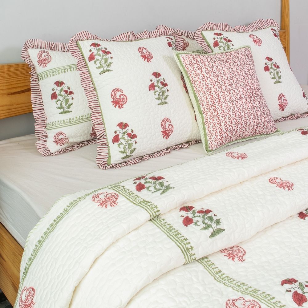 Amara Quilted Bedcover Set