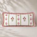 Amara Quilted Fringe Lumbar Pillow Cover
