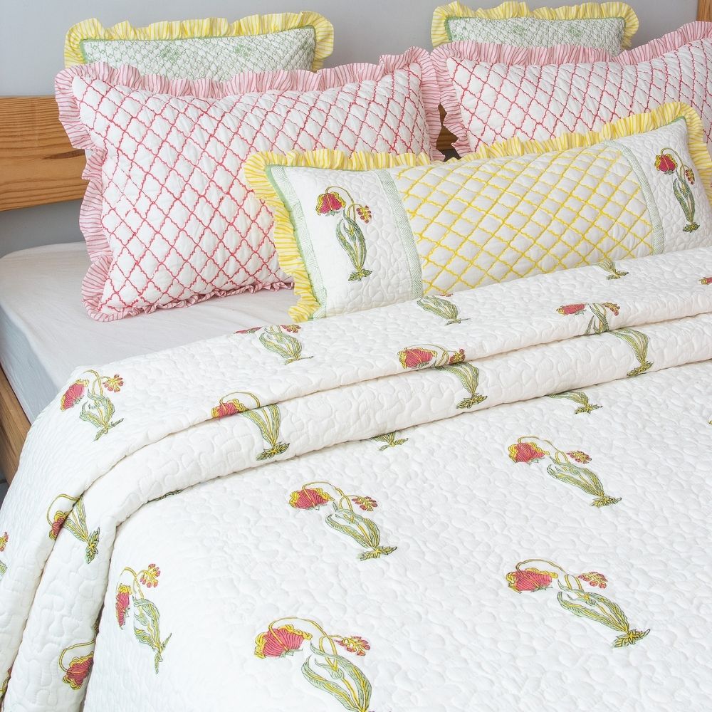 Gulnaar Quilted Bedcover Set