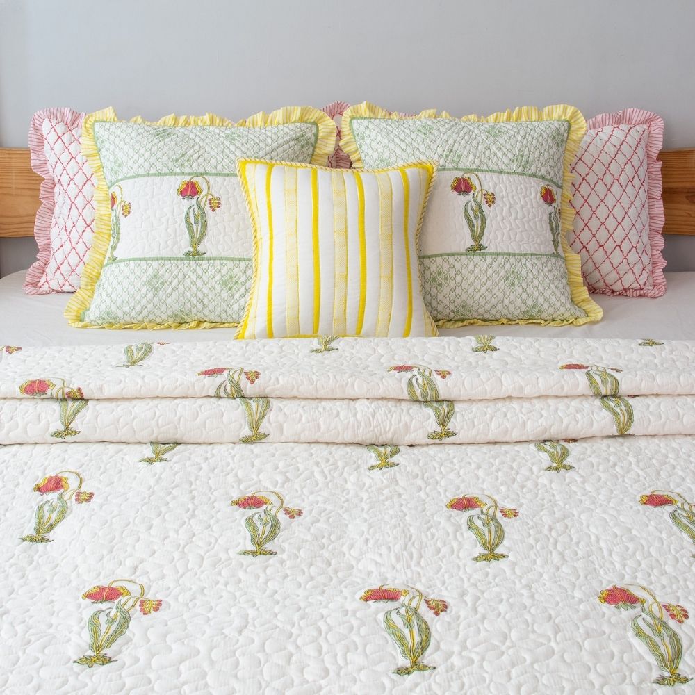 Gulnaar Quilted Bedcover Set