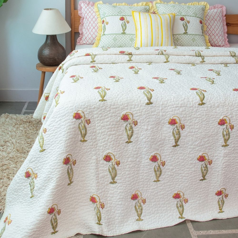 Gulnaar Quilted Bedcover Set