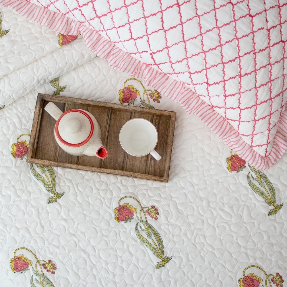 Gulnaar Quilted Bedcover Set