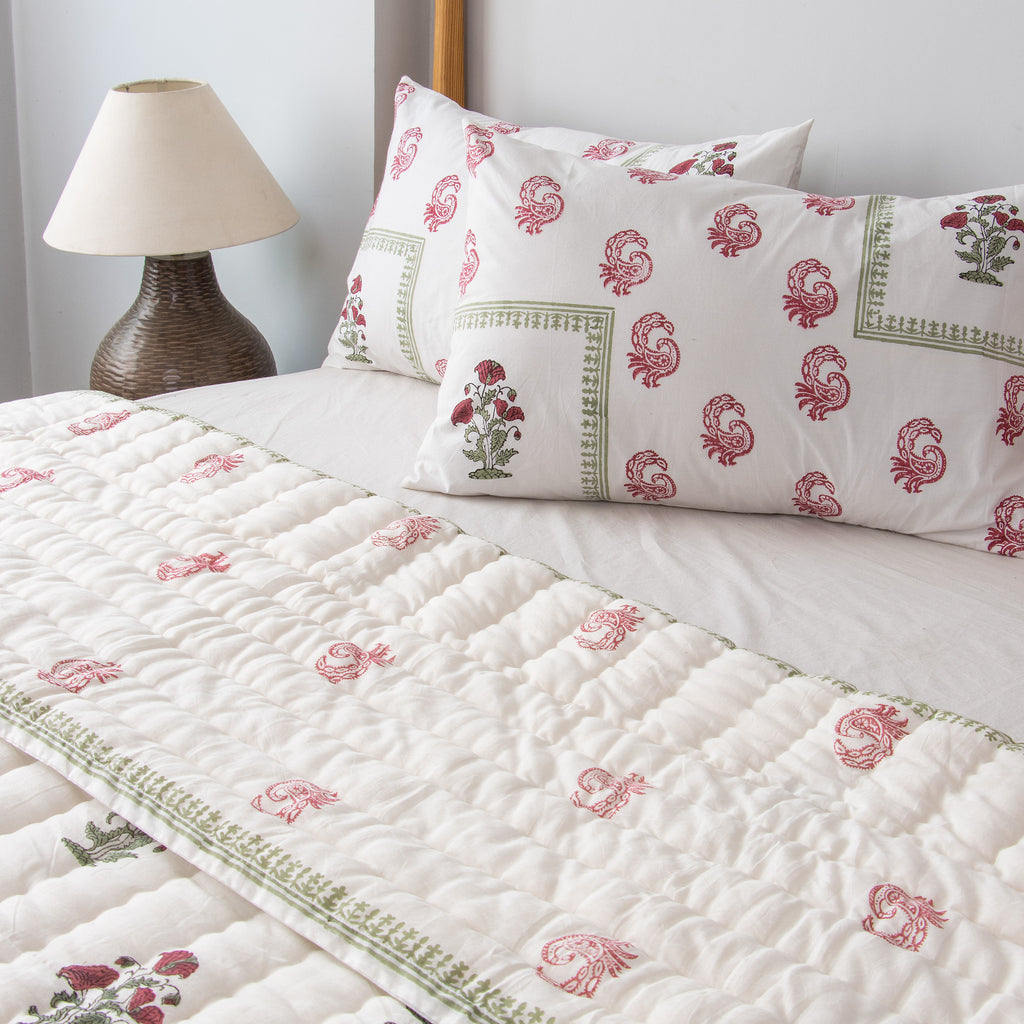 Amara Reversible Jaipuri Quilt