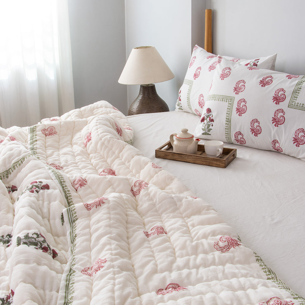 Amara Reversible Jaipuri Quilt