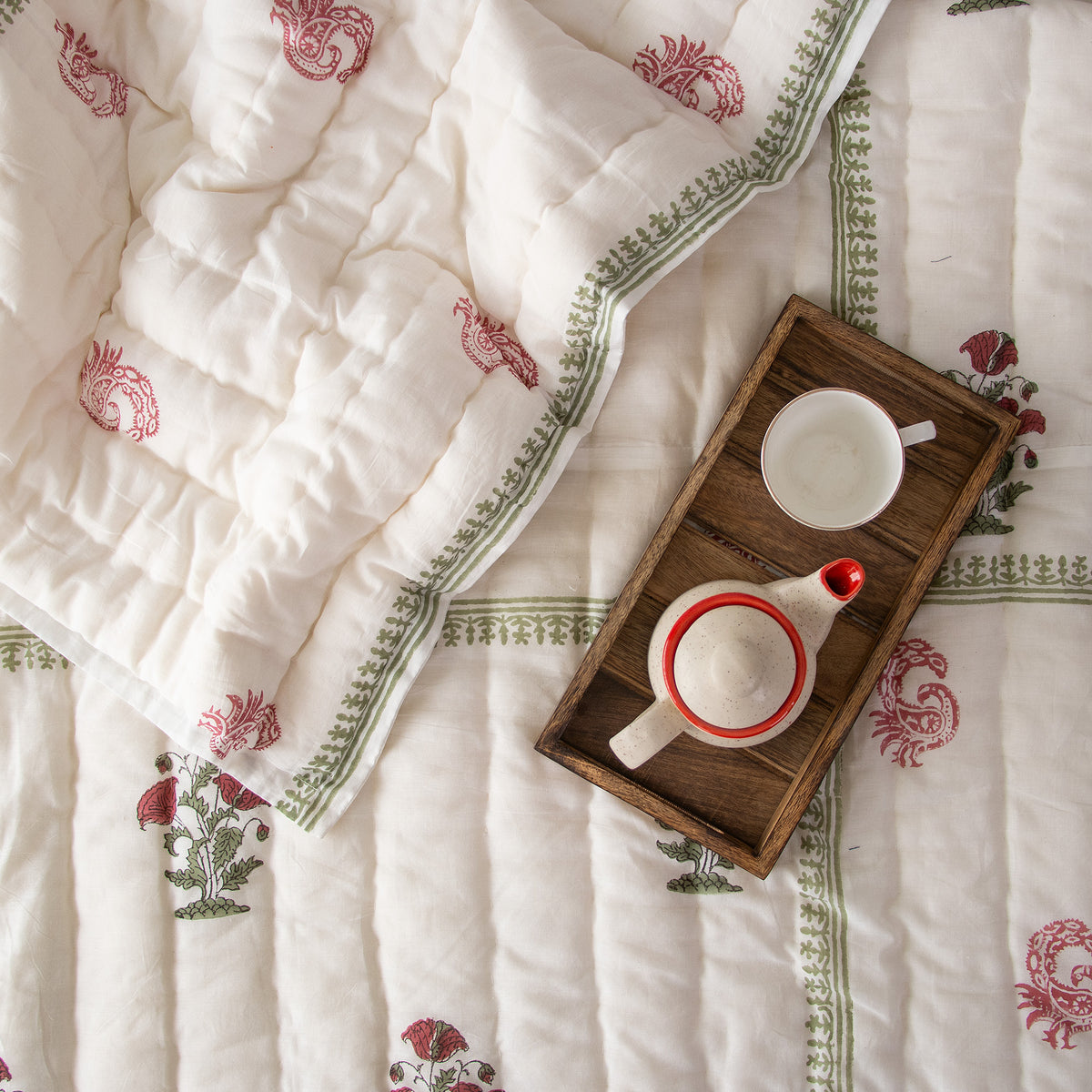 Amara Reversible Jaipuri Quilt