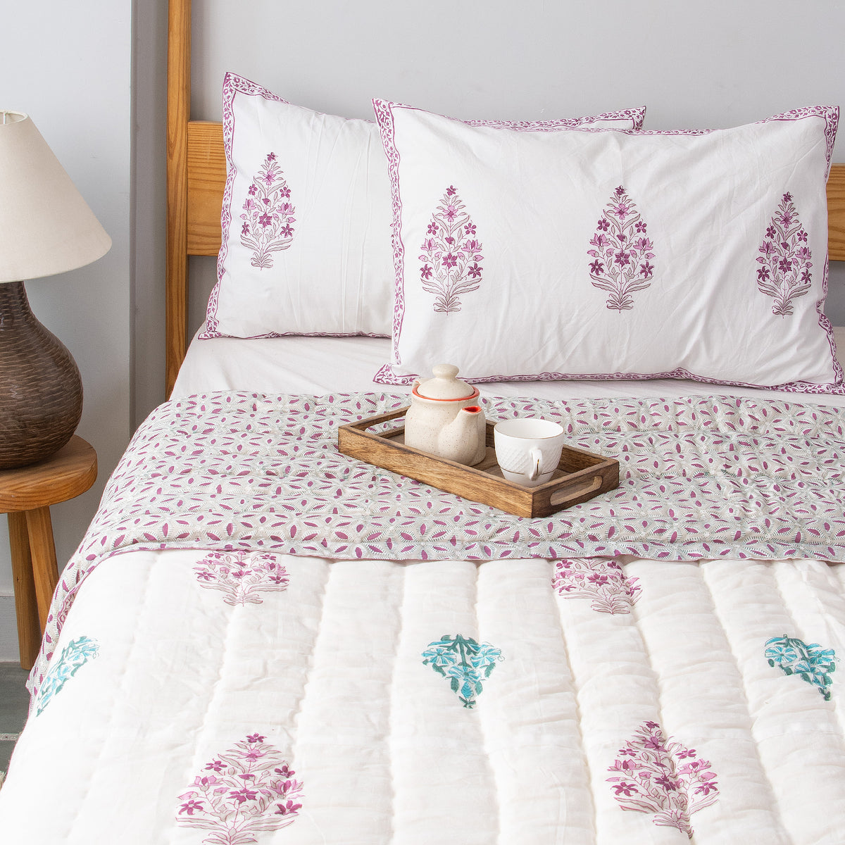 Malini Reversible Jaipuri Quilt