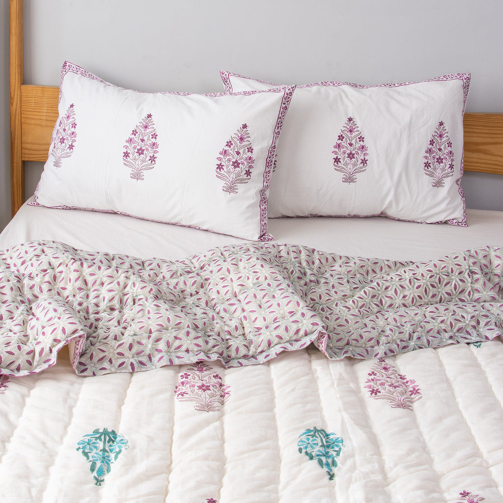 Malini Reversible Jaipuri Quilt
