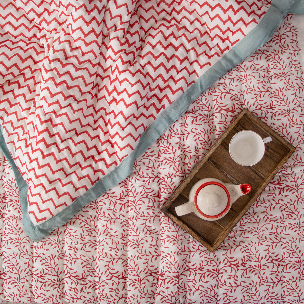 Vanika Reversible Jaipuri Quilt