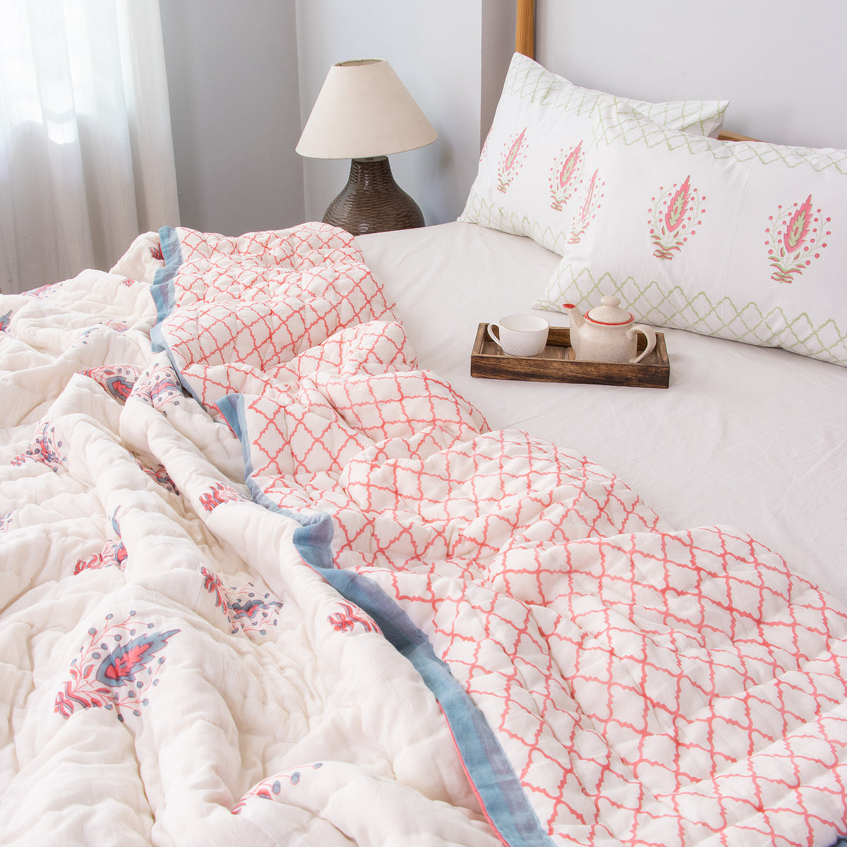 Mirdula Reversible Jaipuri Quilt