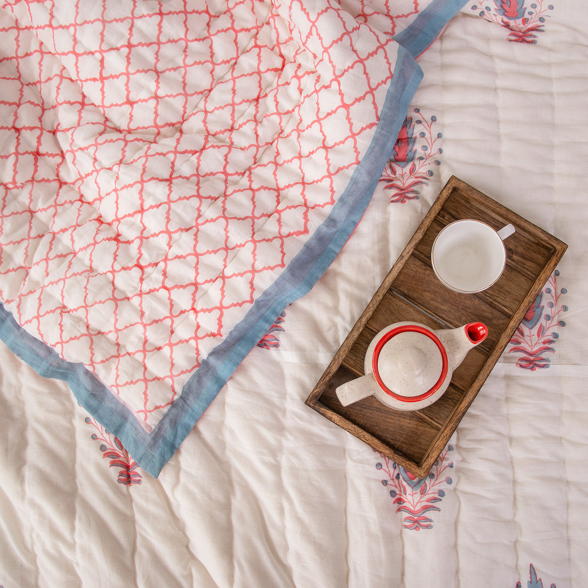 Mirdula Reversible Jaipuri Quilt