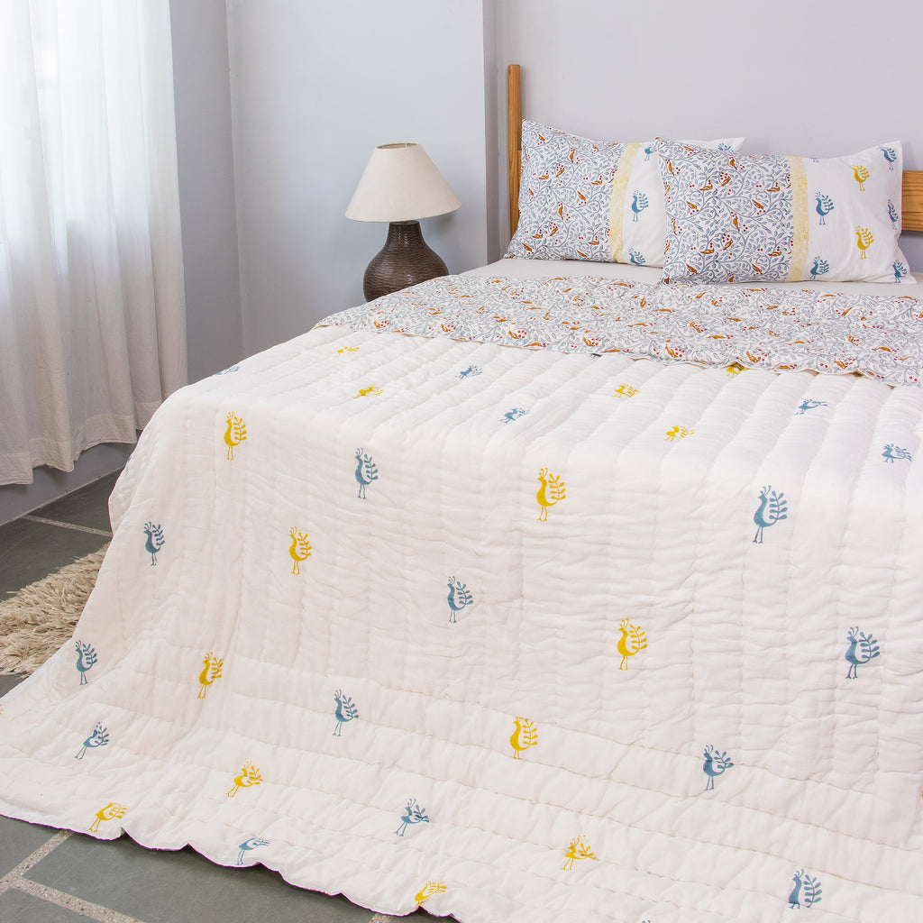 Madura Reversible Jaipuri Quilt