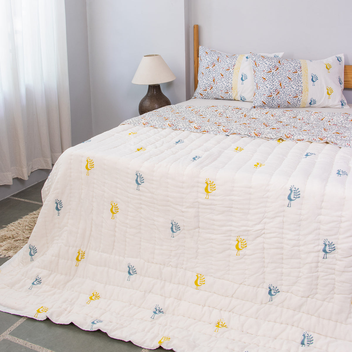 Madura Reversible Jaipuri Quilt