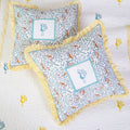 Madura Quilted Fringe Cushion Cover