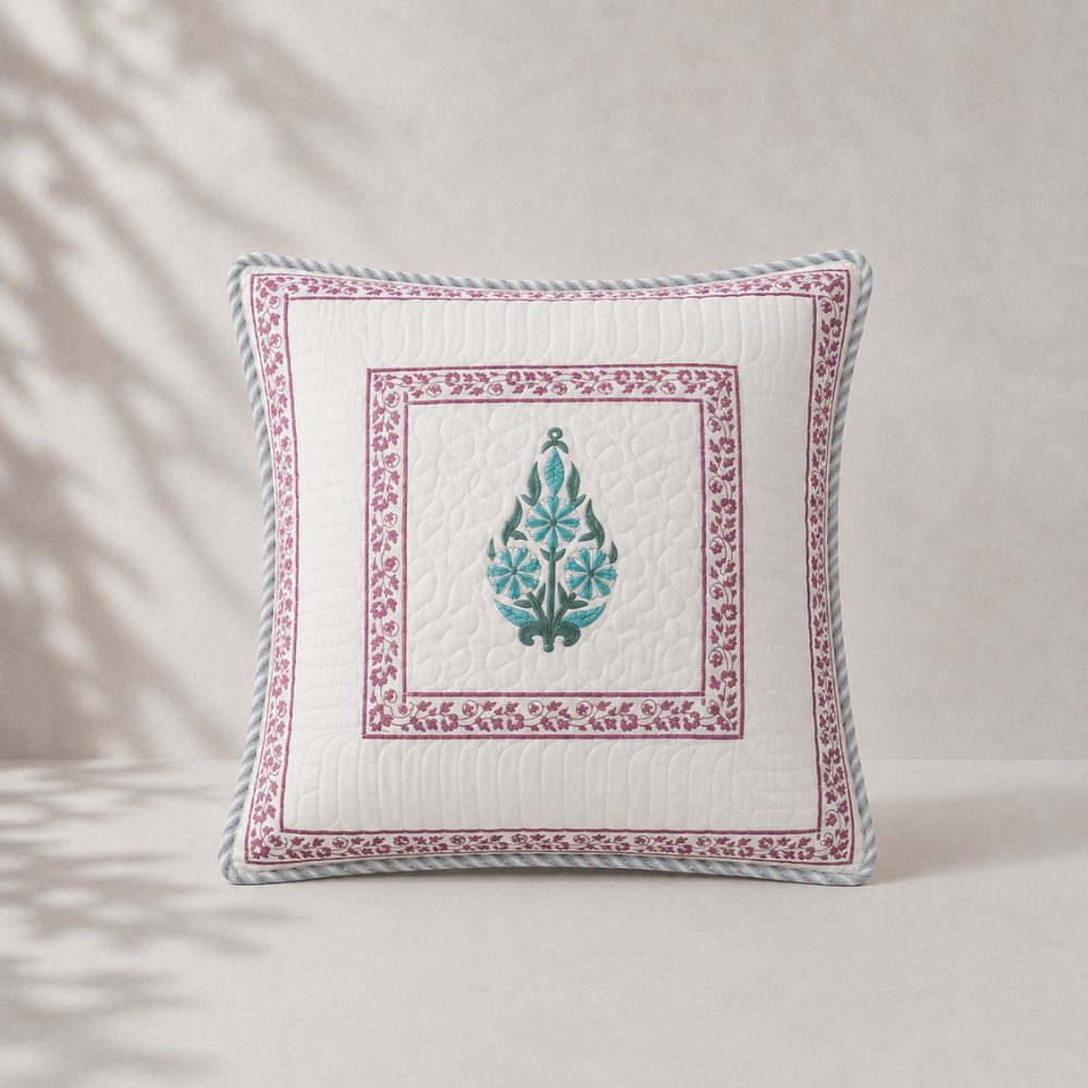 Malini Quilted Cushion Cover