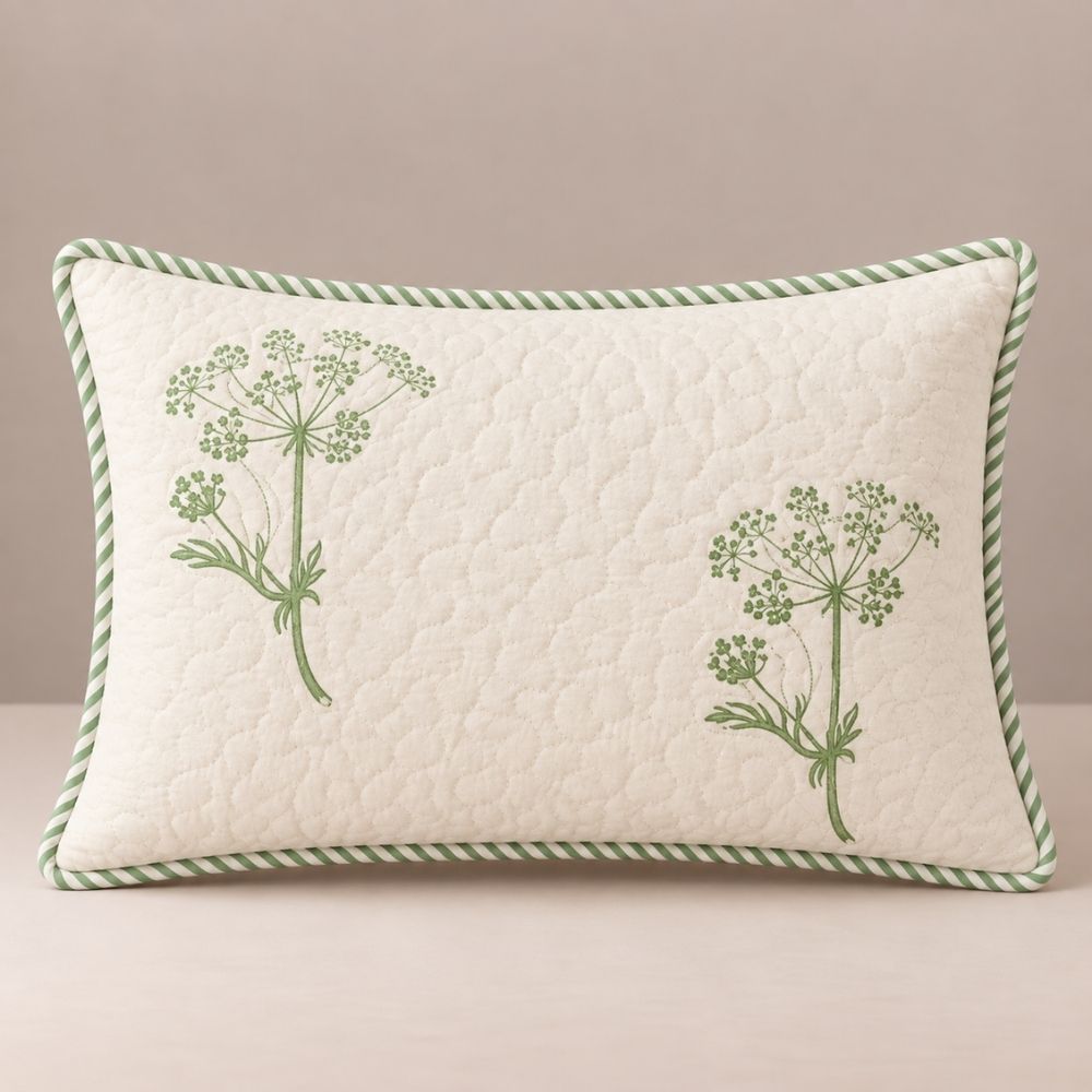 Doorva Quilted Lumbar Pillow Cover