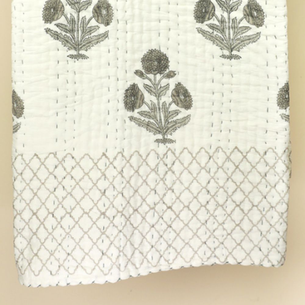 Kantha Jaipuri Quilt
