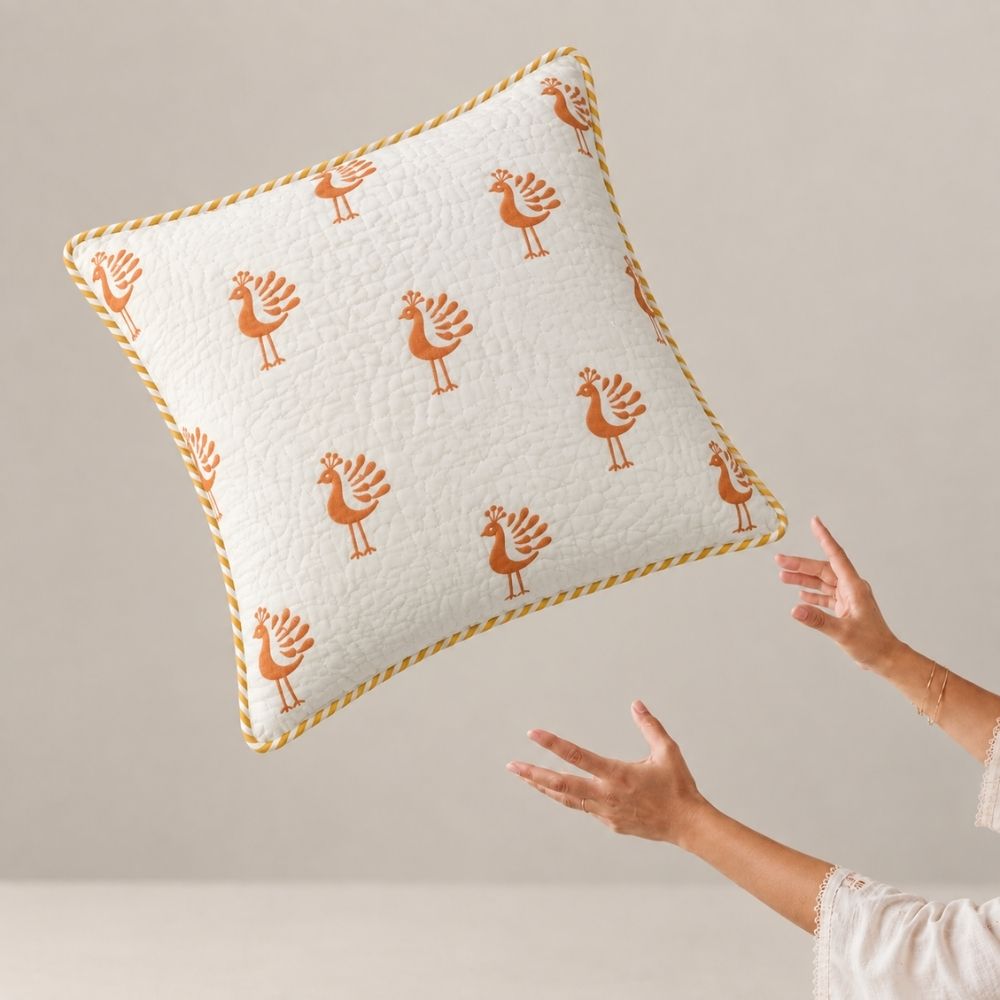 Madhura Quilted Cushion Cover