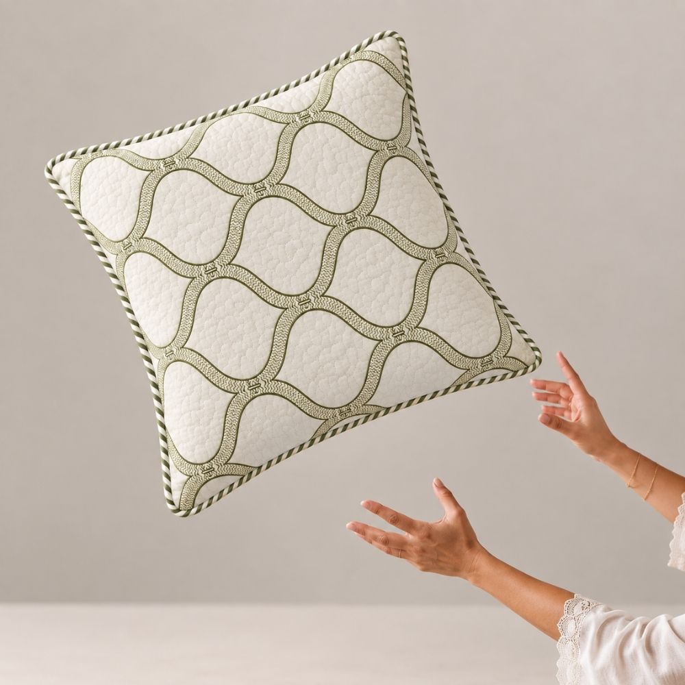 Ruhani Quilted Cushion Cover