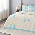 Sandha Reversible Kantha Jaipuri Quilt