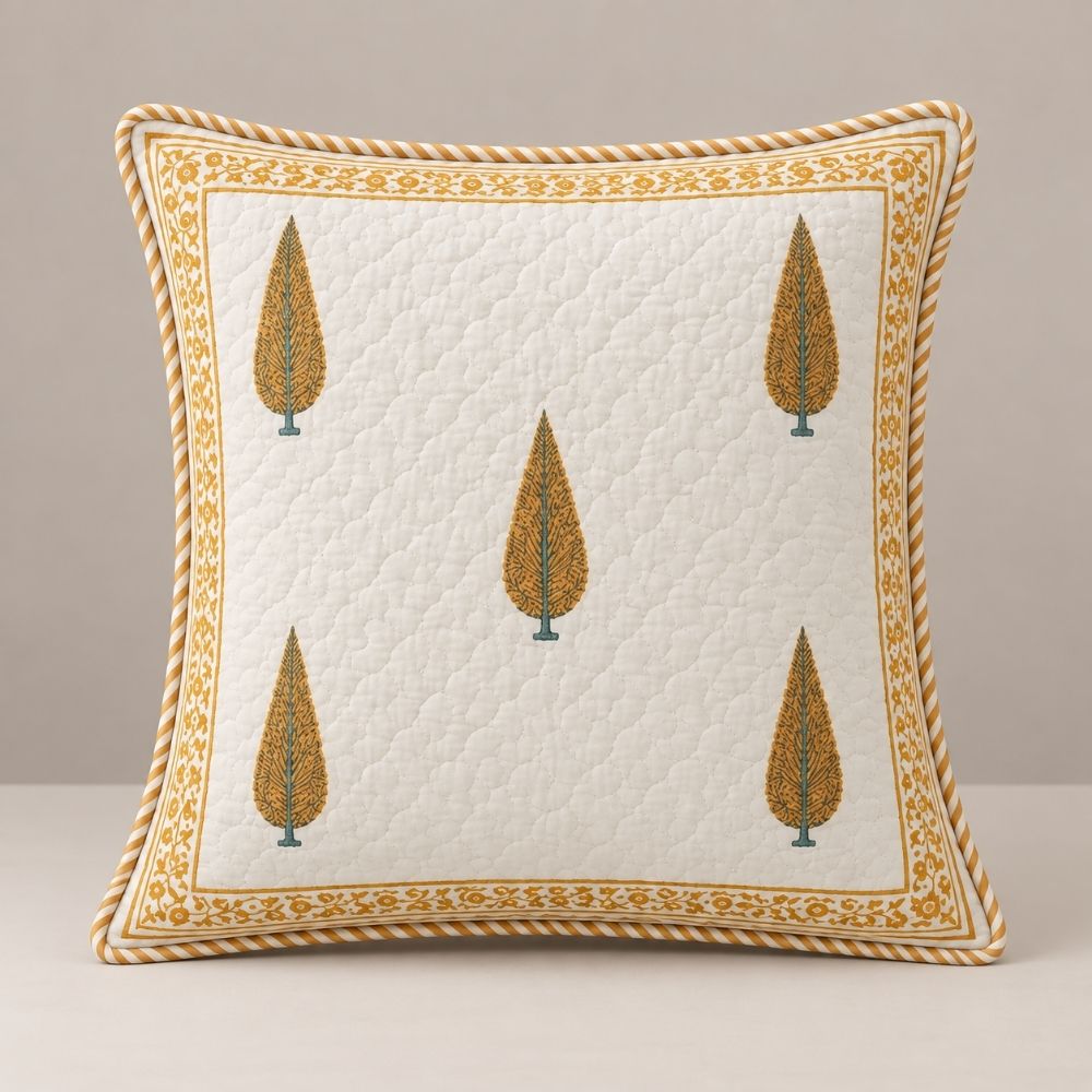 Tarang Quilted Cushion Cover