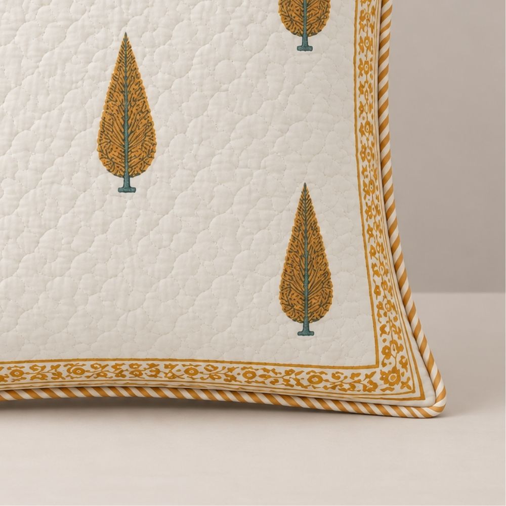 Tarang Quilted Cushion Cover