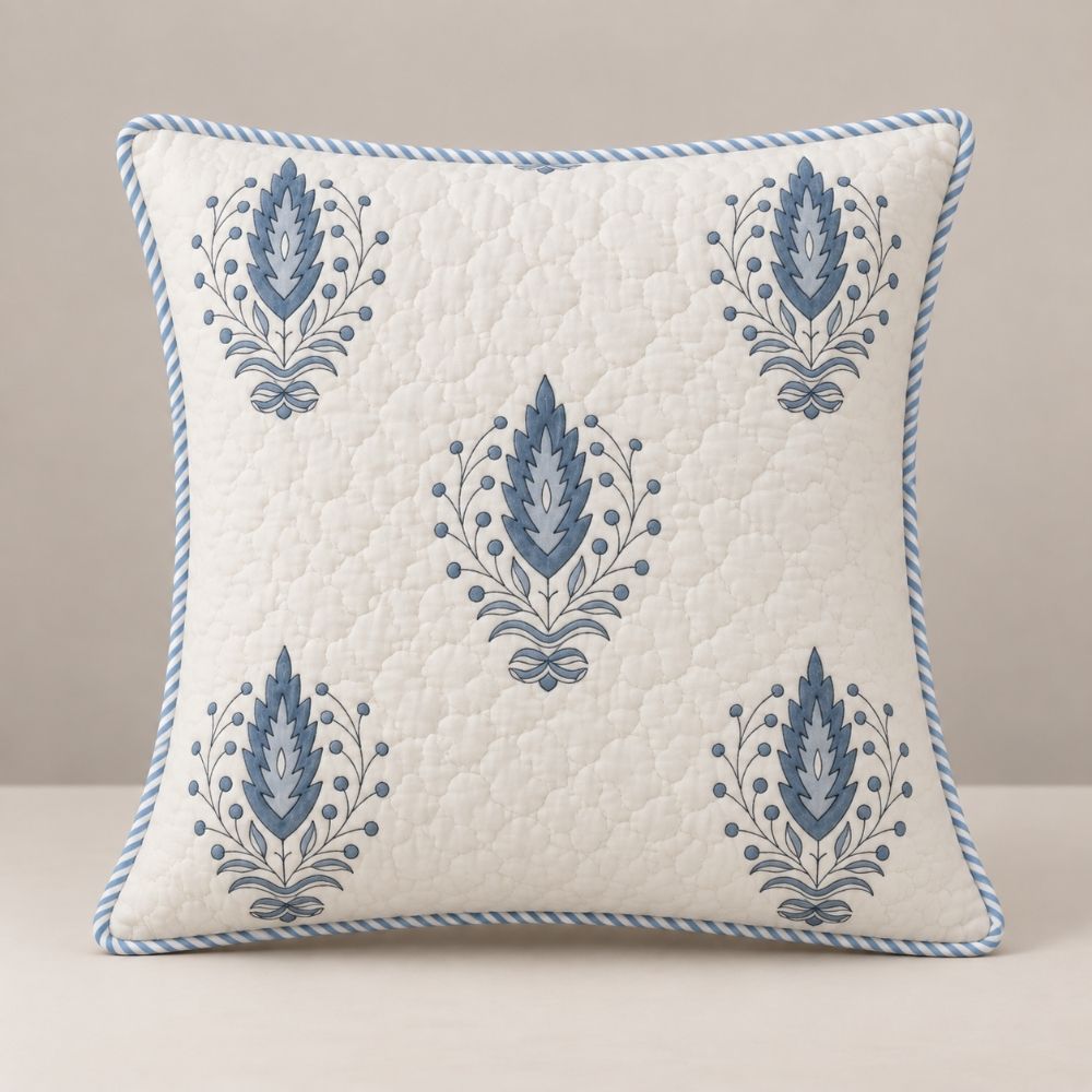 Zeenat Quilted Cushion Cover