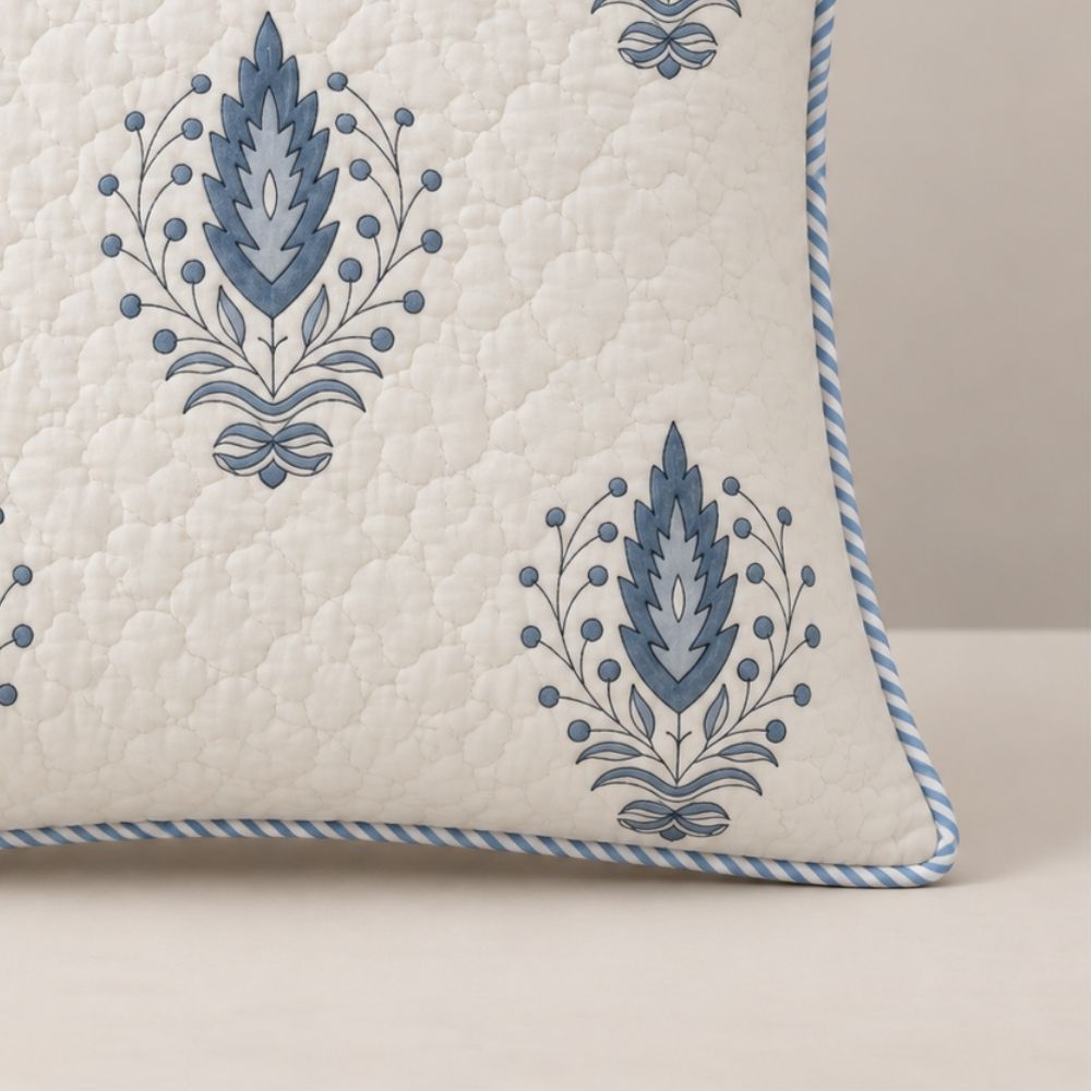 Zeenat Quilted Cushion Cover