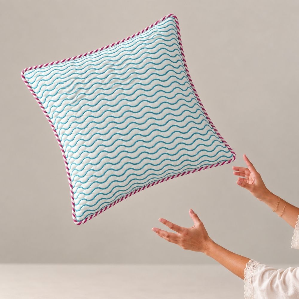 Zubha Quilted Cushion Cover