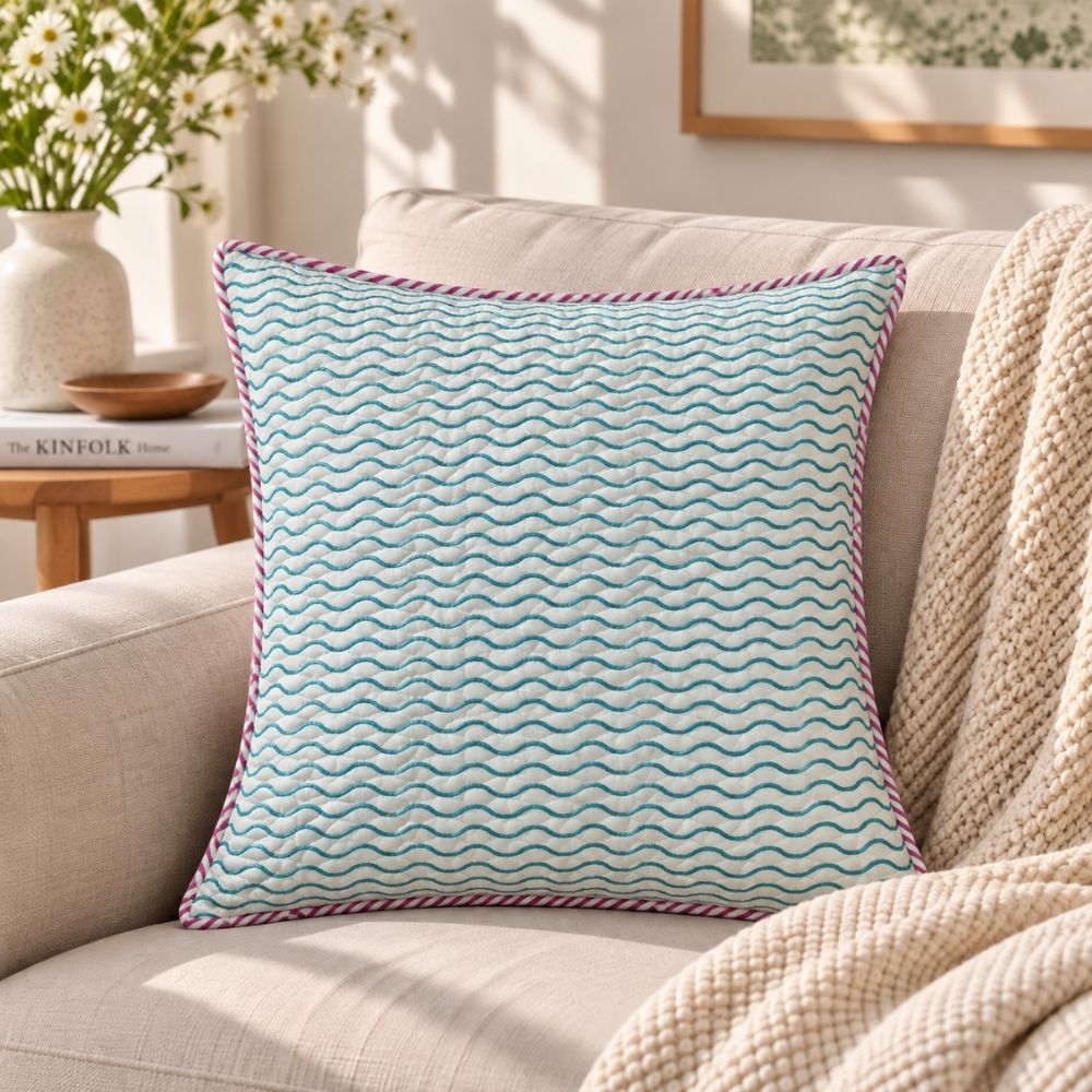 Zubha Quilted Cushion Cover